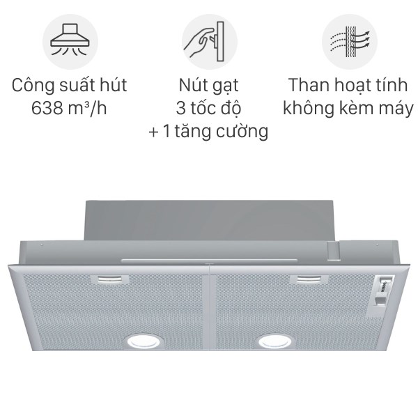 Máy hút mùi âm tủ Bosch DHL755BL